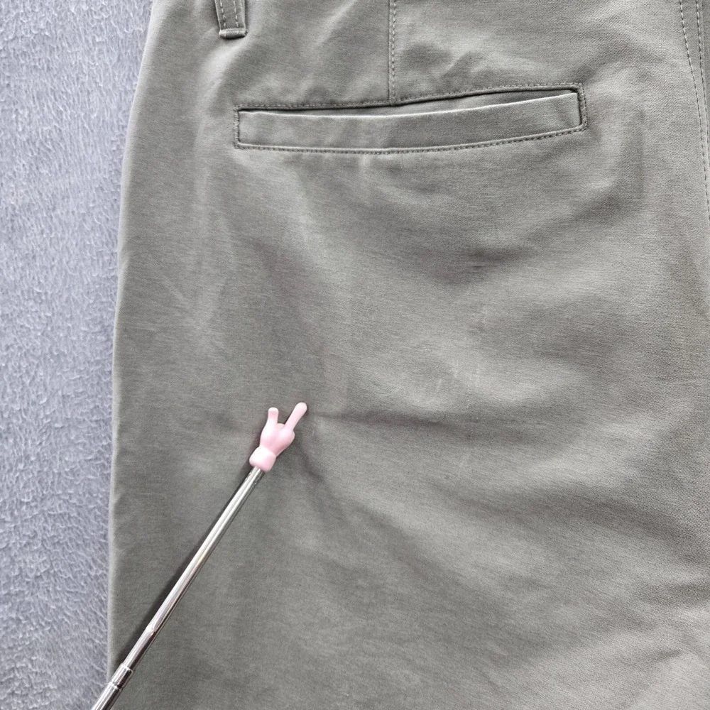 Hurley Men Shorts 34 Beige Chino Performance Skater Logo READ
